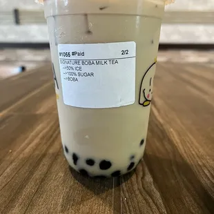 Signature Boba Milk Tea