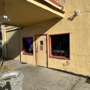 outside