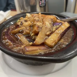 Salt Fish Fragrant Eggplant Pot