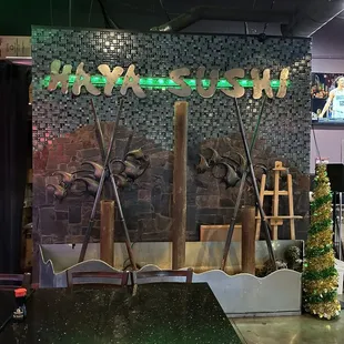 the interior of a restaurant