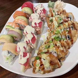 food, sushi and sashimi