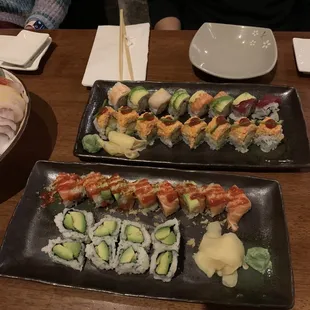 Rainbow Roll Avocado Roll Crazy David Roll