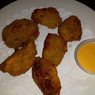 Fried oysters. So good.