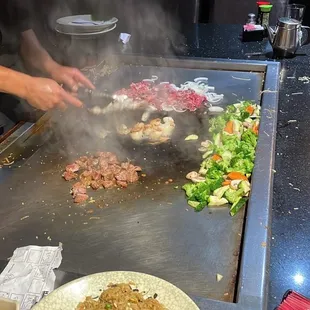 steak, food