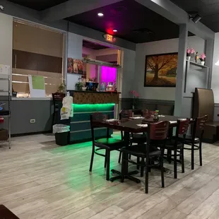 Entrance and hostess stand.