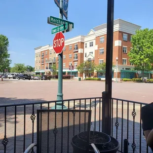 Beautiful day to eat outside...nice view