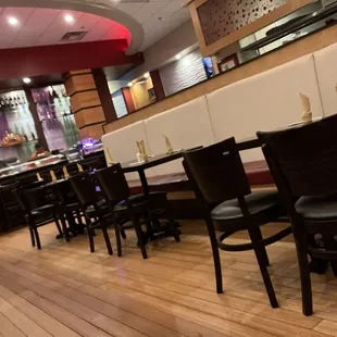 seating and bar area
