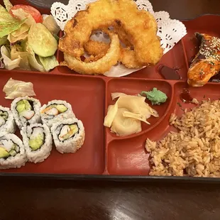 Teriyaki (salmon) Bento box