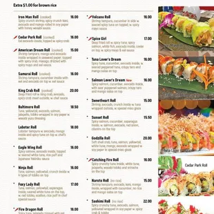 New menu