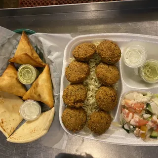 Falafel plate