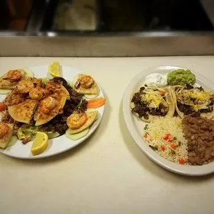 Haydee Combo, Steak Taco Haydees Combination