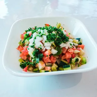 a bowl of vegetables