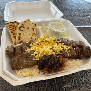 Beef kabob plate 1/10/23