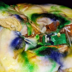 Cream cheese king cake