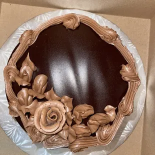 Chocolate doberge cake