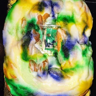 Cream cheese king cake
