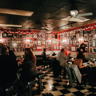 people sitting at tables