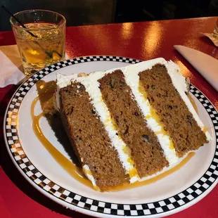 Carrot Cake + Bulleit Rye Rocks