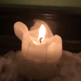 On the mantle inside.