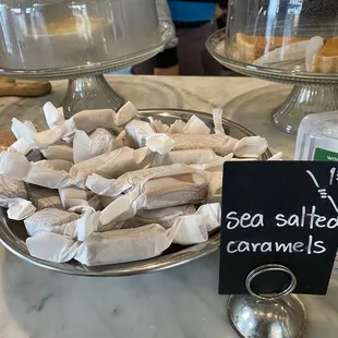 Sea salted caramels