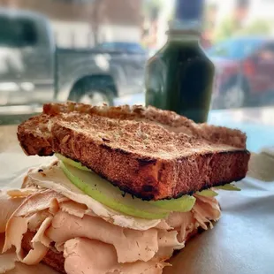 Turkey Brie Apple Sandwich