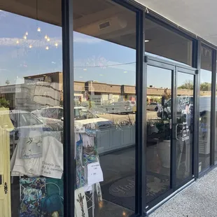 the outside of the store