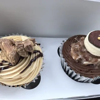 German Chocolate Cupcake