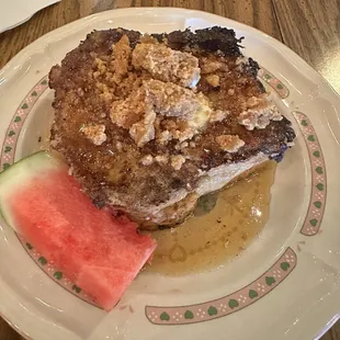 Peanut butter stuffed french toast