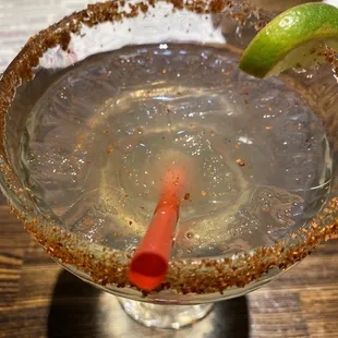 HH Marg with Tajin Rim! Customized of course Yum