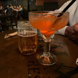 PassionFruit Margarita &amp; 805 Beer