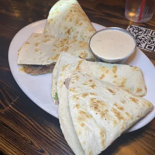 BBQ Pork Quesadilla