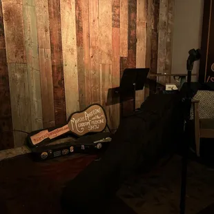 Small stage - always great local entertainment