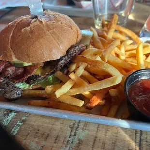 Smash burger &amp; fries