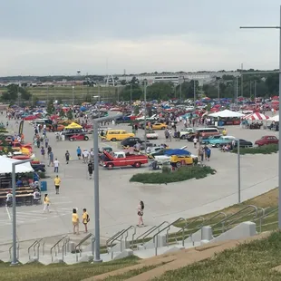 Here at the park for Day at the Hay Goodguys car show