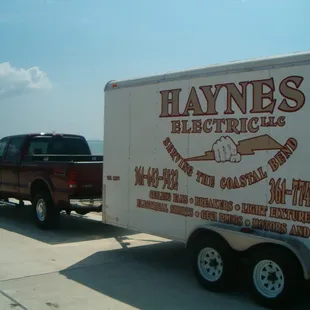 We use this trailer for larger jobs to work out of and store tools and materials to speed up our work.