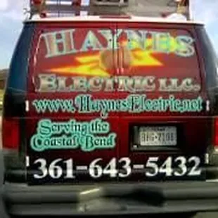 Haynes Electric has 8 service vehicles to assist you with any electrical problem including a 38' boom on our bucket truck...