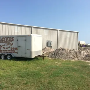 Doing the electrical on this new building in Ingleside.