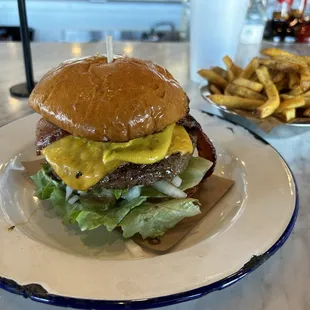 Down on the Farm Burger (added bacon and avocado)