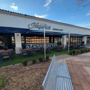 Haystack is behind a Chinese Mandarin restaurant.