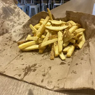 And the fries are so good