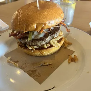 Mexican Escabeche Burger Excellent