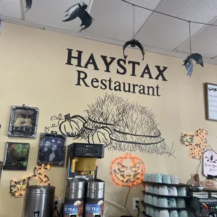 the interior of haystax restaurant