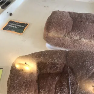 two loafs of bread