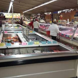 a woman in a grocery store