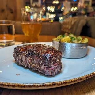 8oz garlic stuffed angus steak $49
