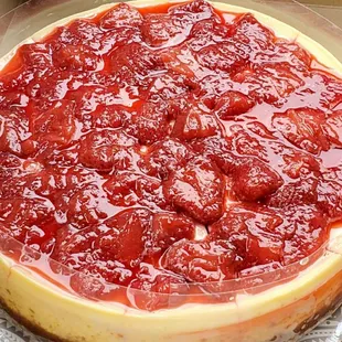 Strawberry New York Style Cheesecake