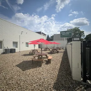 Outside sitting area