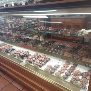 a variety of chocolates