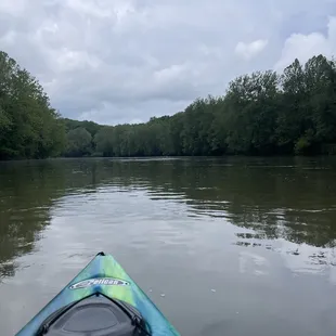 Relaxing on the river.