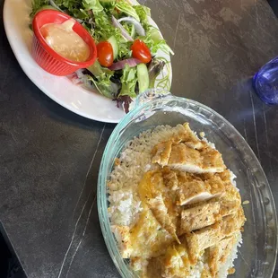 Grilled chicken lunch special